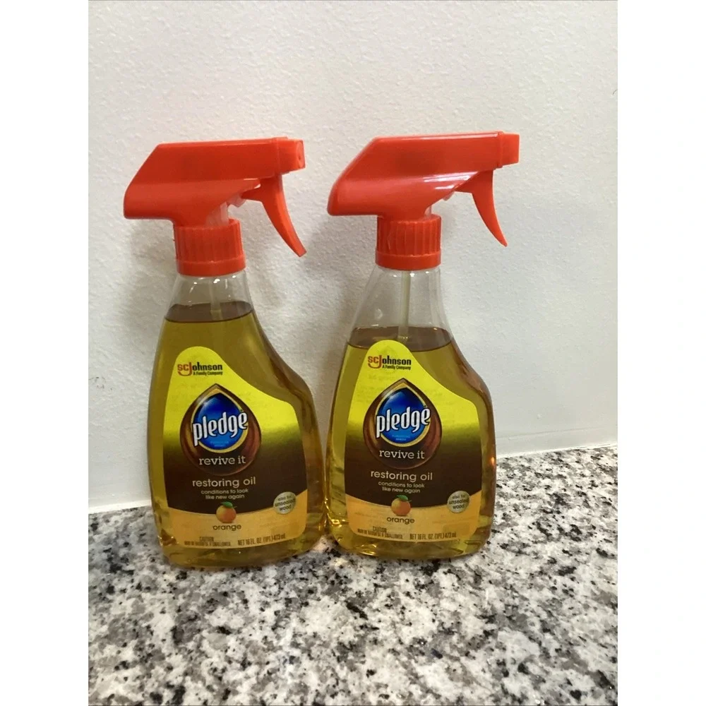 Furniture Spray Cleaner Restore Shine Orange Oil Polish Indoor Home Use 16oz US
